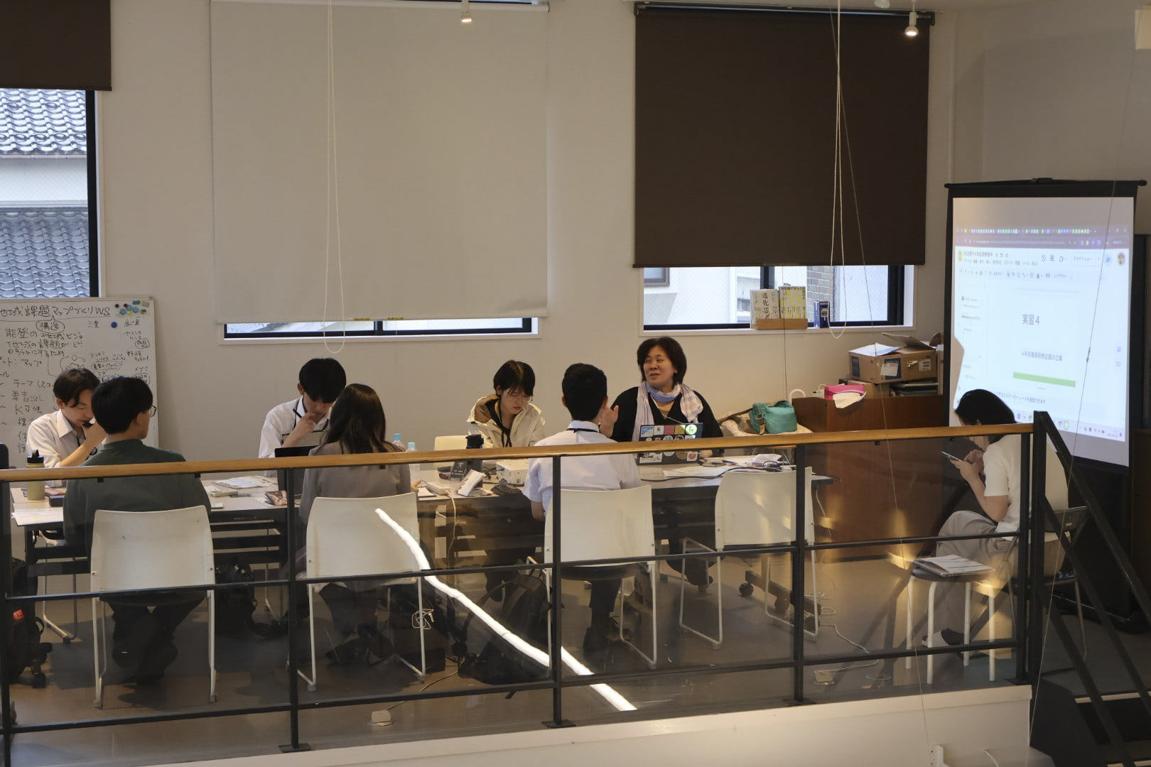 講座のワークショップ風景